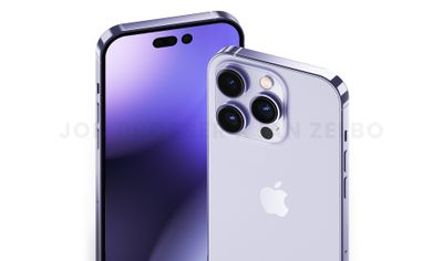 iPhone 14 Pro Purple Front and Back MacRumors Exclusive