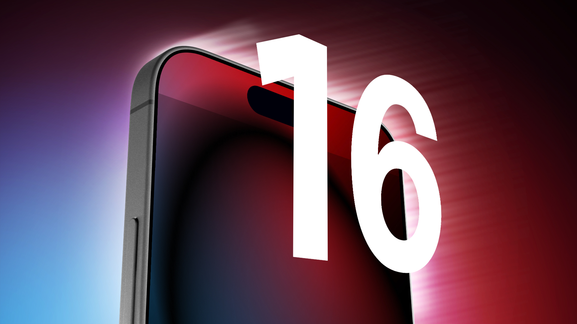 iPhone 16 Mock Header With Dynamic Island